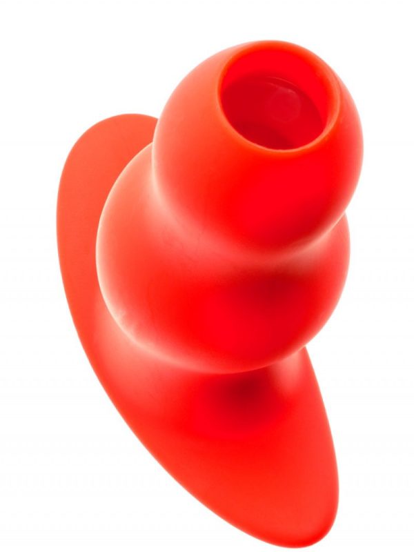 Plug Tunnel Stretch Rouge Large 15 x 7cm – Image 3