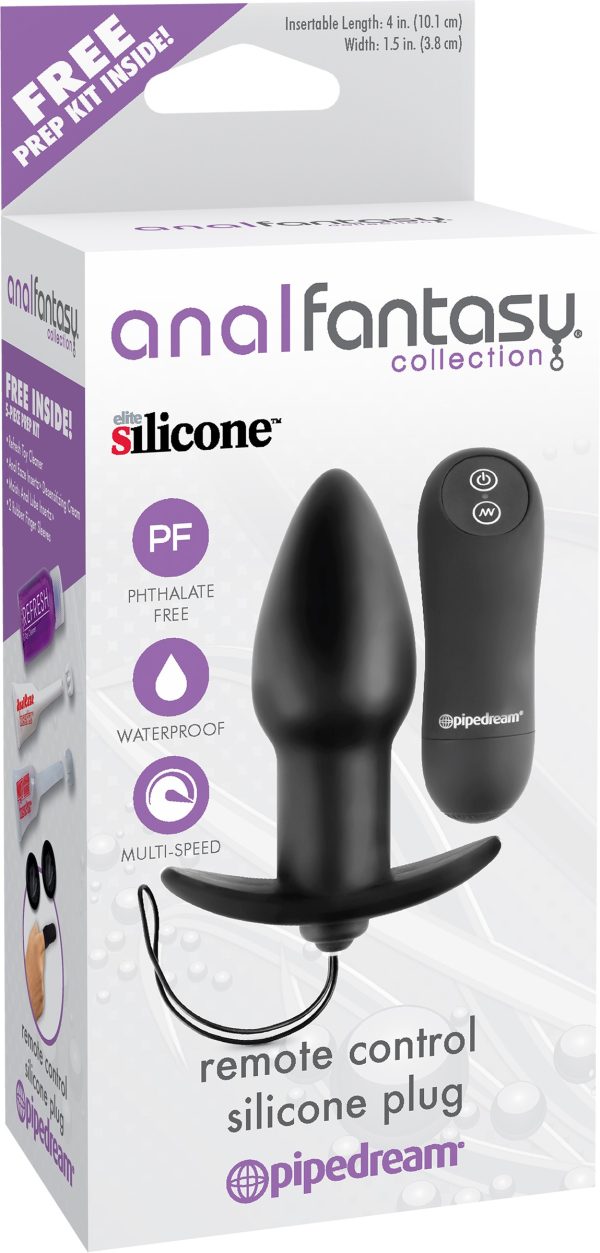 Plug vibrant Remote Control Silicone 10 x 3.8cm – Image 2