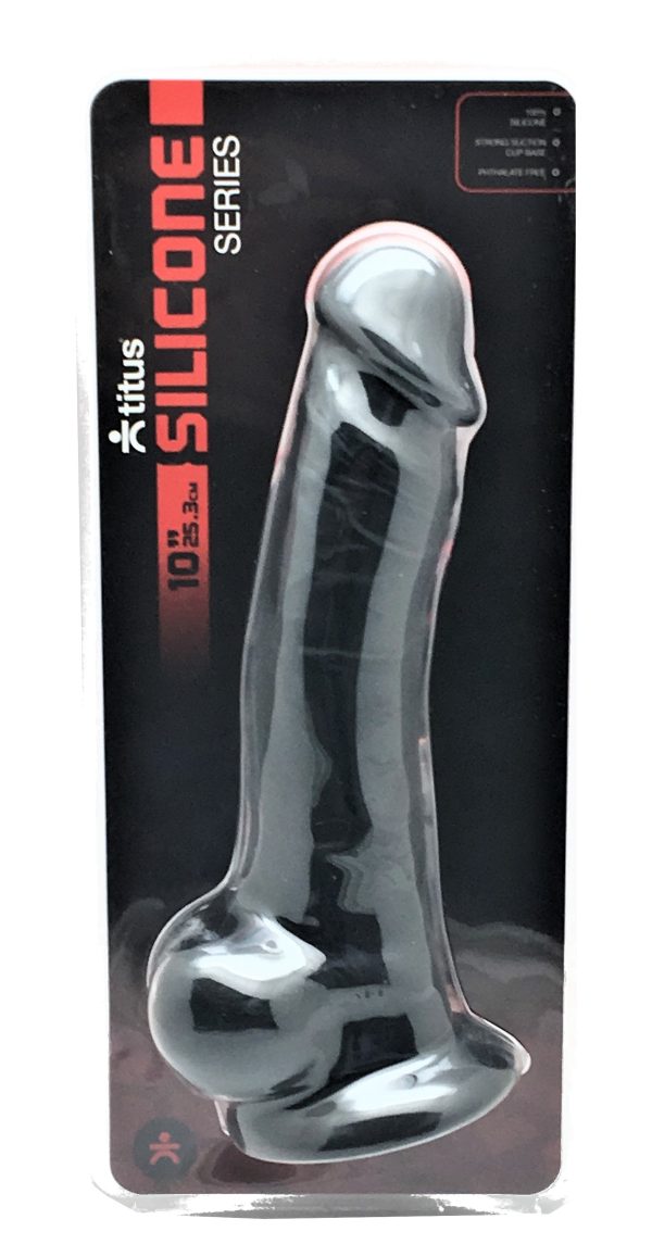 ANAL DILDO  SILICONE  AVEC VENTOUSE 25.30CM- TITUS – Image 2