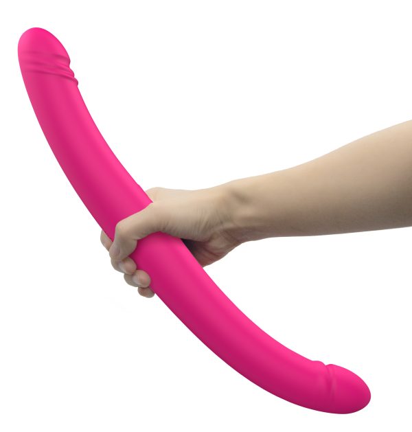 Double Gode Dorcel Orgasmic Double Do 45 x 4cm Rose – Image 11
