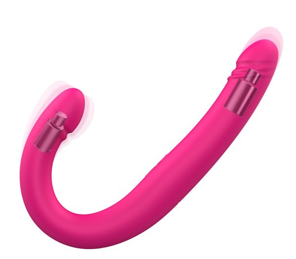 Double Gode Dorcel Orgasmic Double Do 45 x 4cm Rose – Image 7