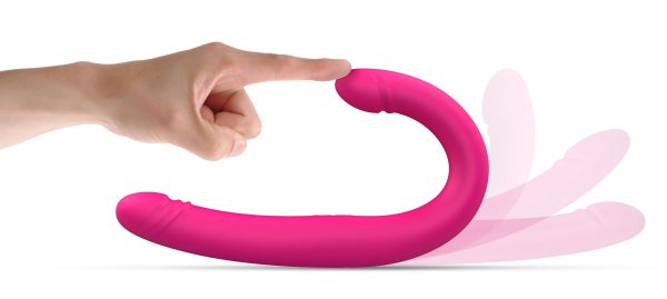 Double Gode Dorcel Orgasmic Double Do 45 x 4cm Rose – Image 10