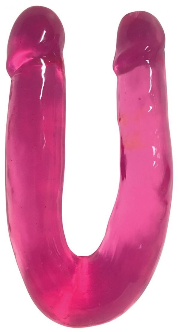 Double gode Lollicock 14 x 3.5cm Rose