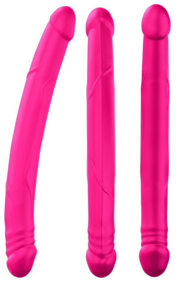 Double Gode Real Double Do Magenta 42 x 4 cm – Image 3
