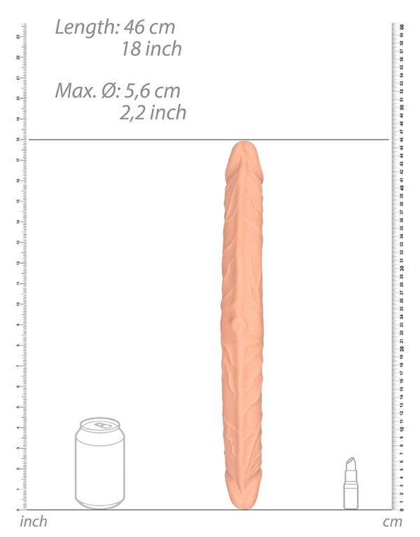 Double gode Realrock 45 x 5.2cm Flesh – Image 5