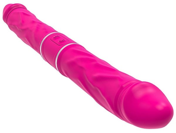 Double Gode Vibrant Pyrios Rose 35 x 3.5cm – Image 3
