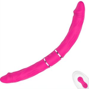 Double Gode Vibrant Pyrios Rose 35 x 3.5cm