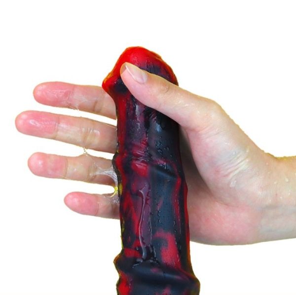 Gode Dragon Zirg 22 x 5cm Noir-Rouge – Image 2