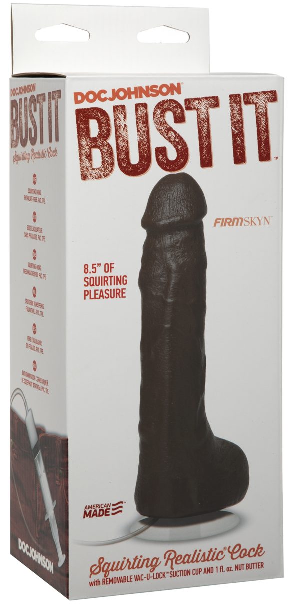 Gode éjaculateur Bust It 15 x 5.5cm Noir – Image 5