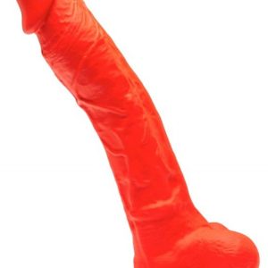 Gode en silicone Stretch N°5 - 24 x 6cm Rouge