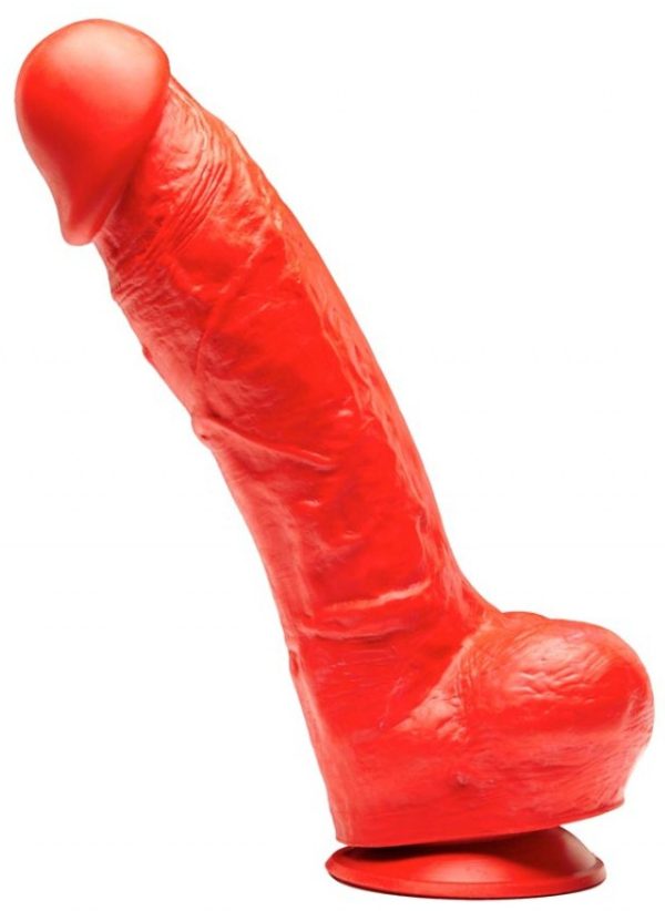 Gode en silicone Stretch N°5X - 27 x 8cm Rouge