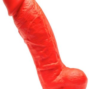 Gode en silicone Stretch N°5XX - 27 x 9cm Rouge