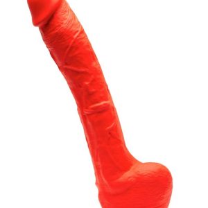 Gode en silicone Stretch N°7 - 32 x 7cm Rouge