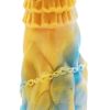 Gode Fheniks 18 x 6cm Doré-Bleu