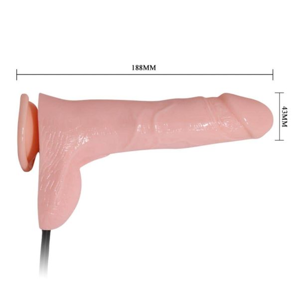 Gode gonflable penis Float 17 x 4cm rose – Image 4