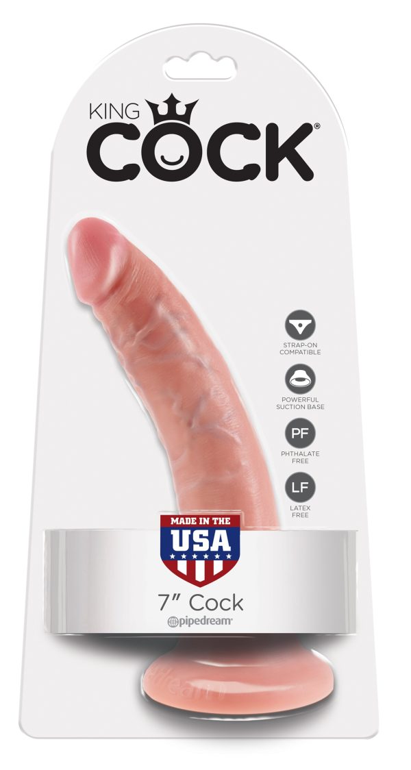 Gode King Cock 18 x 4 cm Flesh – Image 2