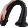 Gode long Whale Dildo L 42 x 6cm - Pointe 5cm Noir – Image 2