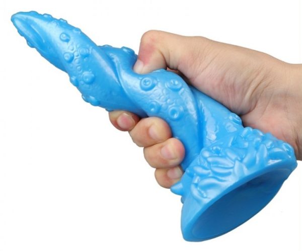 Gode Octopus 15 x 5.5cm Bleu – Image 4