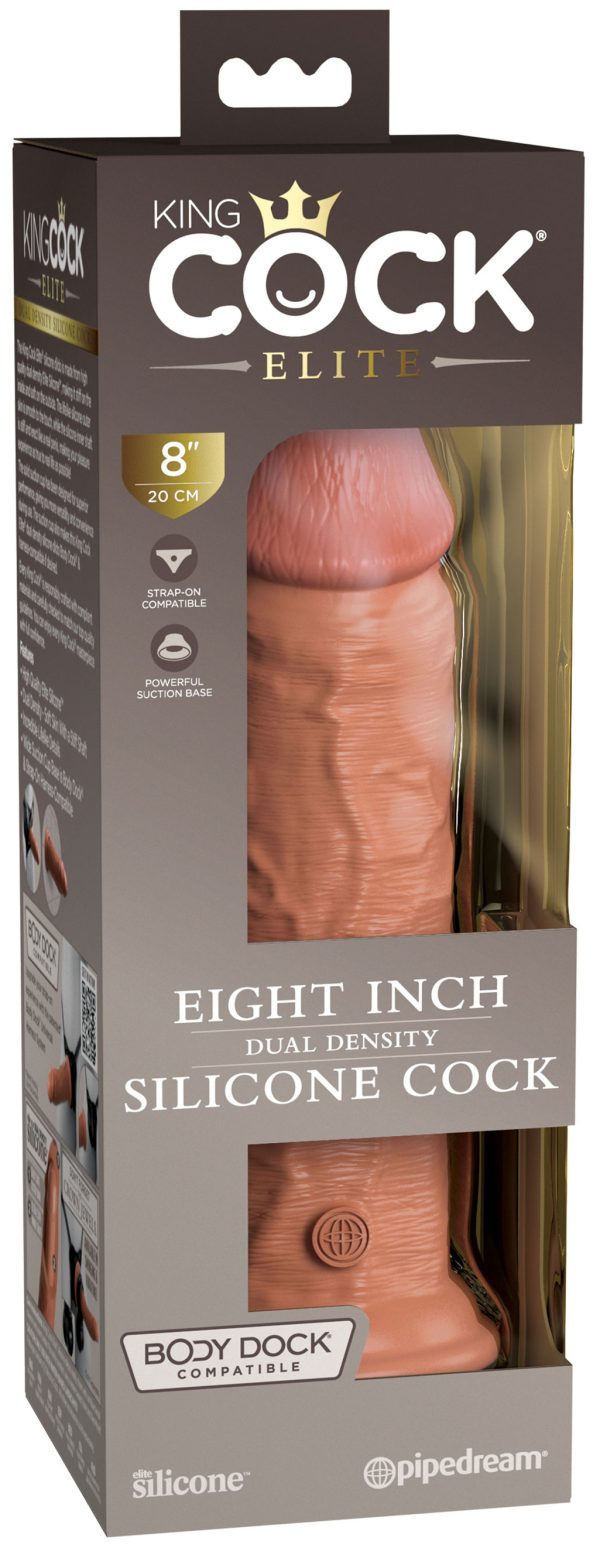 Gode réaliste 2Density Eight - 20 x 5.4cm Latino – Image 2