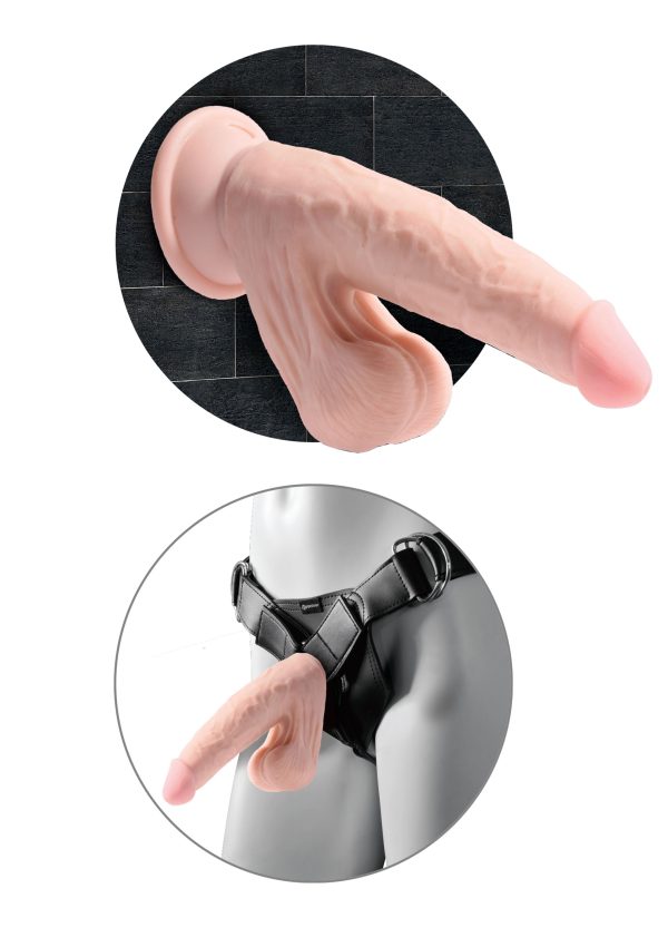 Gode réaliste 3D Cock Swinging Balls 15  x 4 cm – Image 6