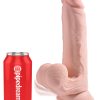 Gode réaliste 3D Cock Swinging Balls 19 x 5.2 cm