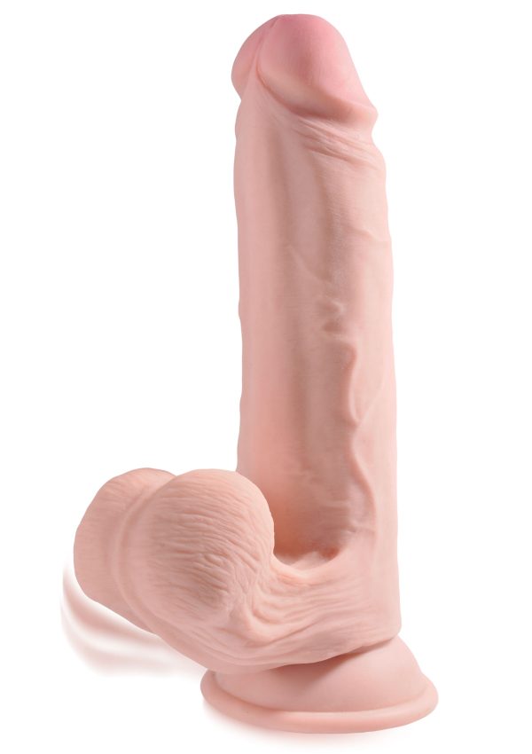 Gode réaliste 3D Cock Swinging Balls 19 x 5.2 cm – Image 3