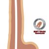 Gode réaliste avec Bourses Get Real Dual Density 16 x 4.5 cm – Image 3
