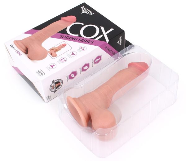 Gode réaliste Cox Sliding 15 x 4.5 cm – Image 2