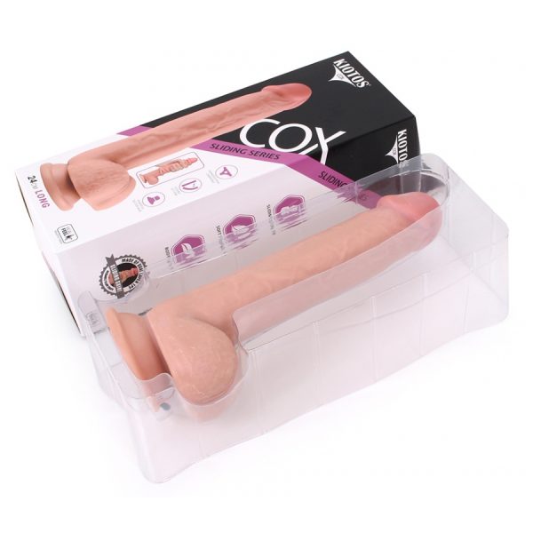 Gode réaliste Cox Sliding 18 x 4 cm – Image 2