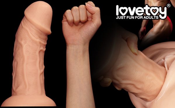 Gode réaliste Curved 20 x 6.5 cm – Image 11