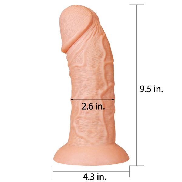 Gode réaliste Curved 20 x 6.5 cm – Image 15