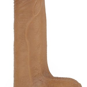 Gode réaliste Dual Silicone 13 x 3.5cm Marron