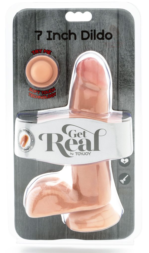 Gode réaliste GET REAL Dual Density 14 x 4 cm – Image 2
