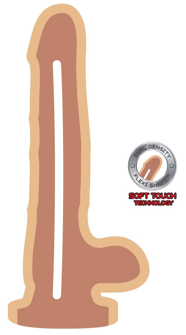 Gode réaliste Get Real Dual Density 16 x 4.5 cm – Image 3