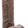 Gode réaliste Mr D Dr Skin 17 x 5cm Marron – Image 3
