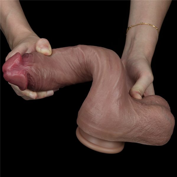 Gode réaliste Nature Cock Veiny 20 x 5cm Métis – Image 8