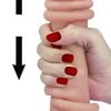 Gode réaliste SLIDING SKIN 18 x 3.8 cm – Image 4
