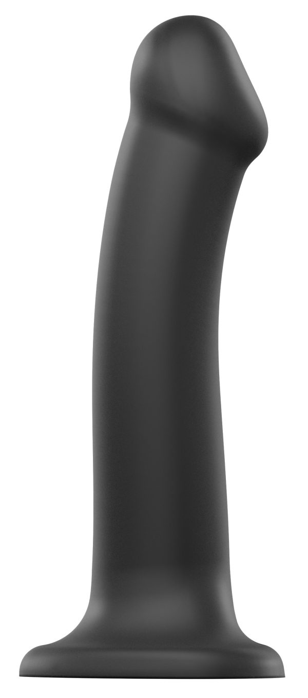 Gode Strap-On-Me Bendable L 17 x 4.5 cm Noir