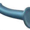 Gode Strap-On-Me M 16 x 4 cm Bleu Metallic Shine – Image 3