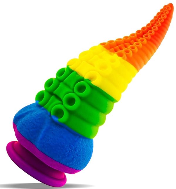 Gode Tentacule Sealik 20 x 8cm Rainbow