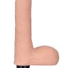 Gode vibrant avec bourses Real Soft 14 x 4cm – Image 2