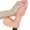 Gode vibrant avec bourses Real Soft 14 x 4cm – Image 4