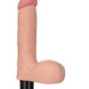 Gode vibrant avec bourses Real Soft 14 x 4cm – Image 6