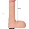 Gode vibrant avec bourses Real Soft 14 x 4cm – Image 7