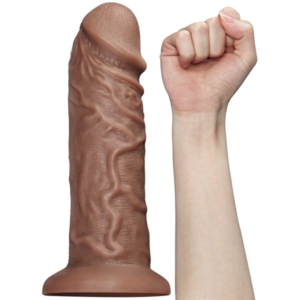 Gode vibrant Chubby Dildo 23 x 6.5 cm Marron – Image 3