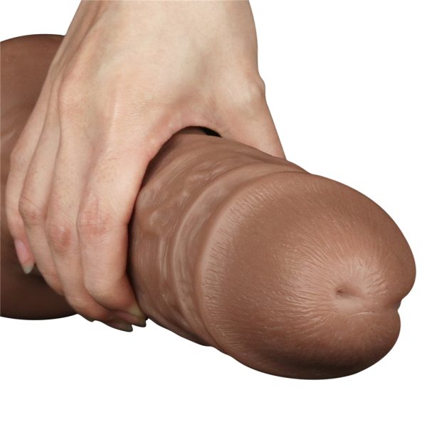 Gode vibrant Chubby Dildo 23 x 6.5 cm Marron – Image 4