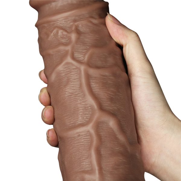 Gode vibrant Chubby Dildo 23 x 6.5 cm Marron – Image 6