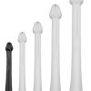 Gode Whale Dildo S 38 x 3.8cm - Pointe 3.5cm Noir