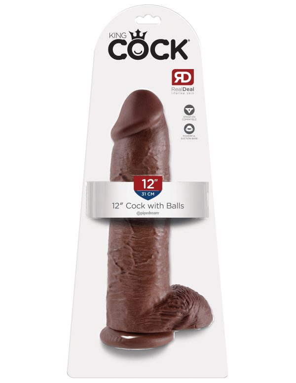 Gros gode King Cock 26 x 7.8 cm Brown – Image 2