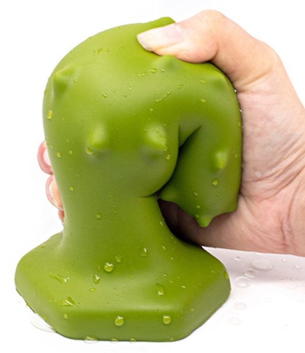 Plug silicone Monster Spike XL 16 x 6.5cm Vert – Image 2
